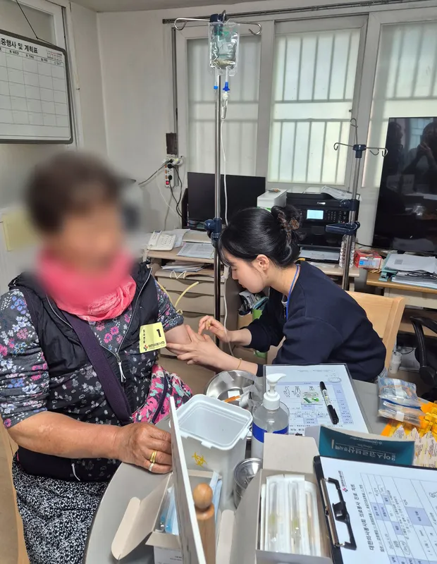 의왕시 초평1동 마을회관 찾아가는 건강검진 사진 6