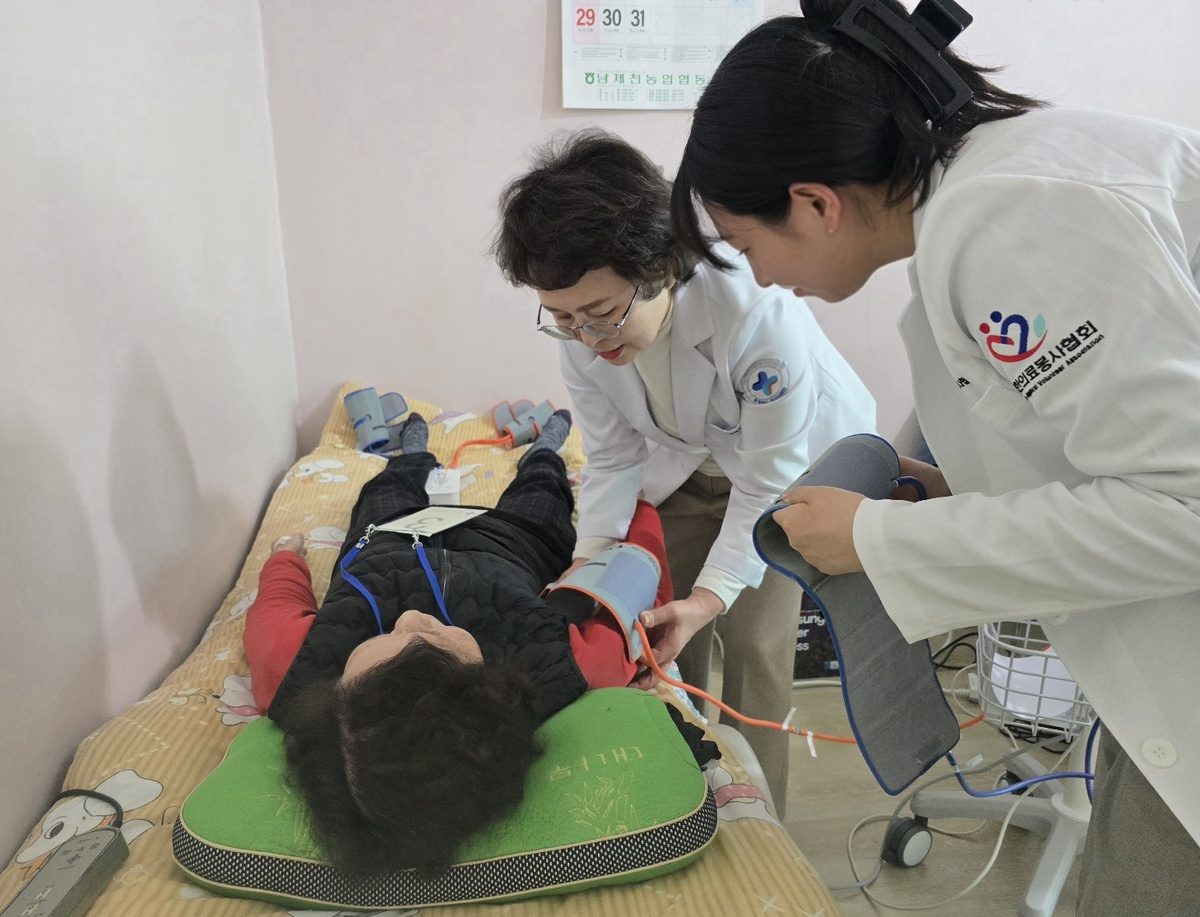제천 수산1리마을회관 ‘K-water 의료사랑방’ 의료봉사